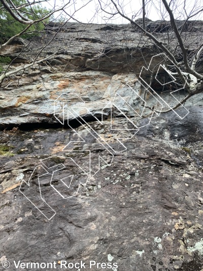 photo of Wild West Wall from Vermont Rock