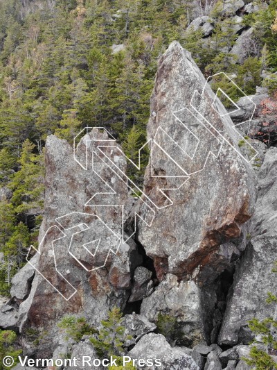 photo of The Crow’s Nest from Vermont Rock