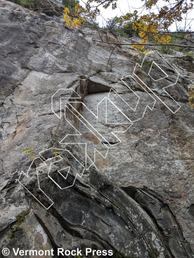 photo of Nichols Ledge from Vermont Rock