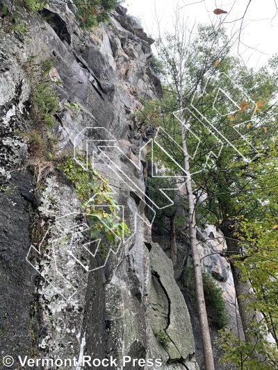 photo of Nichols Ledge from Vermont Rock