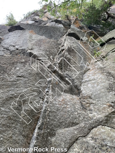 photo of Nichols Ledge from Vermont Rock