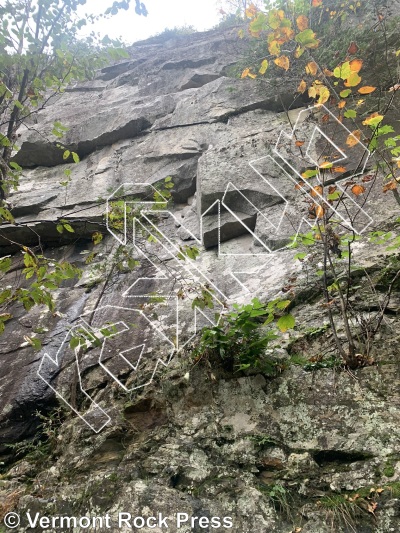 photo of Nichols Ledge from Vermont Rock