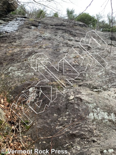 photo of Pond Wall from Vermont Rock