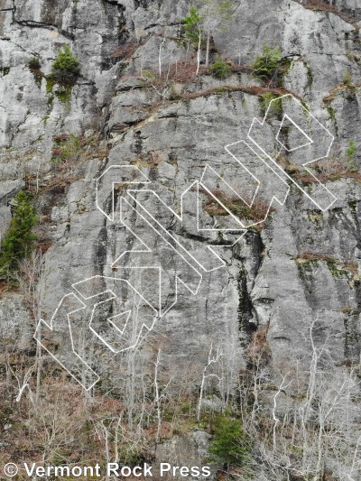 photo of Lower Cliff from Vermont Rock