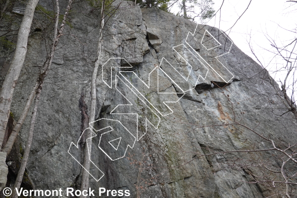 photo of Gates of Eden, 5.10b &bigstar;&bigstar;&bigstar; at 