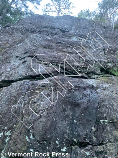 photo of South Slab from Vermont Rock