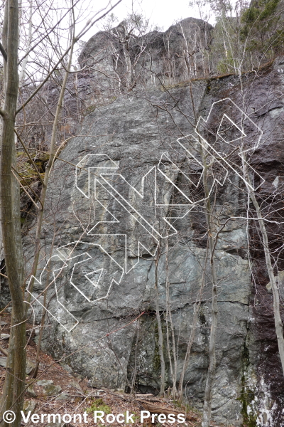 photo of Lower Tier (Right) from Vermont Rock