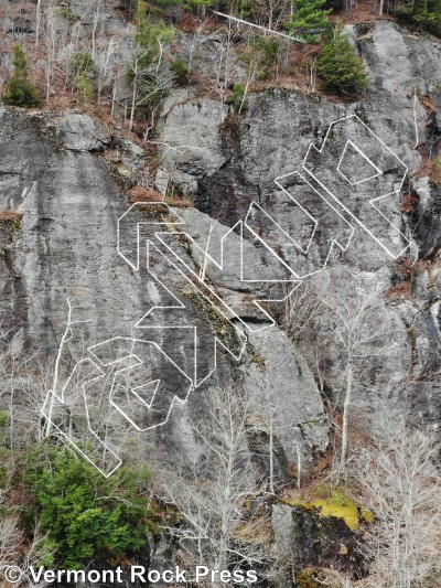 photo of Pond Wall from Vermont Rock