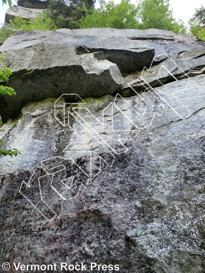 photo of North Cliff from Vermont Rock