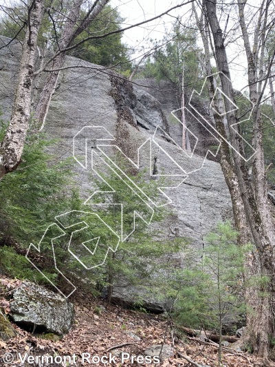 photo of Railroad Yard from Vermont Rock