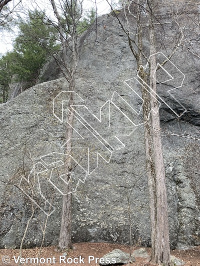 photo of Interstate Wall from Vermont Rock