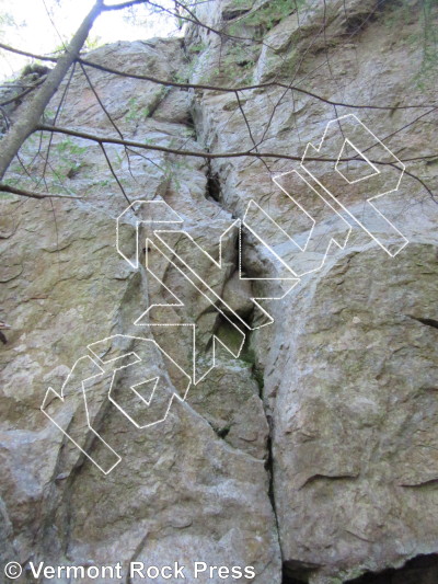 photo of Reptilian Wall from Vermont Rock