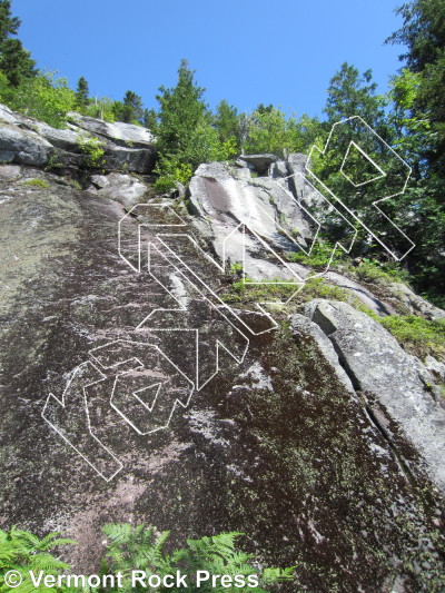 photo of Secret Slab from Vermont Rock