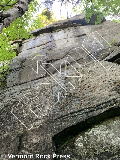 photo of North Cliff from Vermont Rock