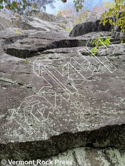 photo of Lasso Ledge from Vermont Rock