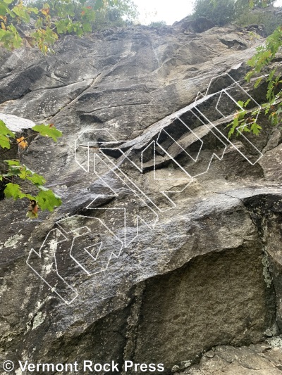 photo of Nichols Ledge from Vermont Rock