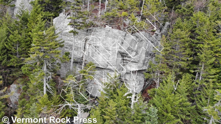 photo of Sunset Block from Vermont Rock