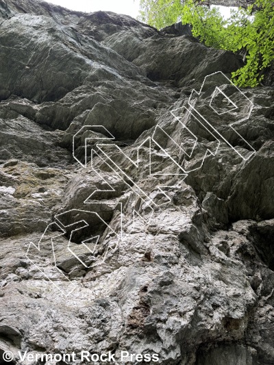 photo of Punk's Ladder from Vermont Rock