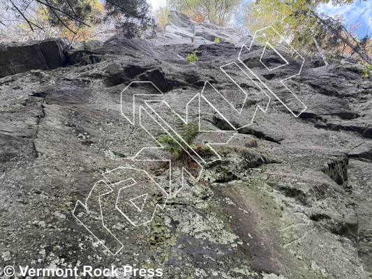 photo of Lasso Ledge from Vermont Rock