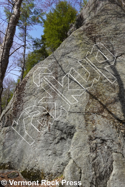 photo of Interstate Wall from Vermont Rock