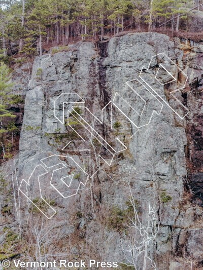 photo of Lower Tier (Left) from Vermont Rock