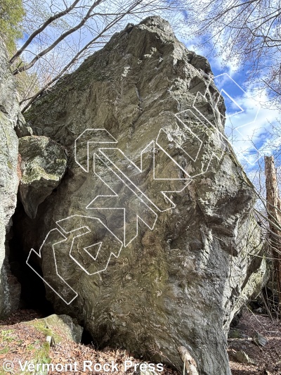 photo of Interstate Wall from Vermont Rock