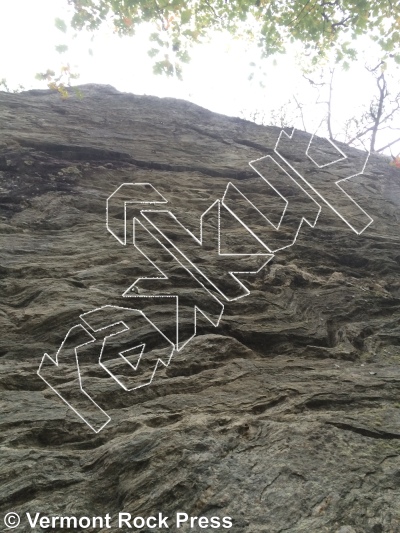 photo of Chapel Crag from Vermont Rock