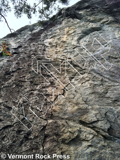 photo of The Steep Wall from Vermont Rock