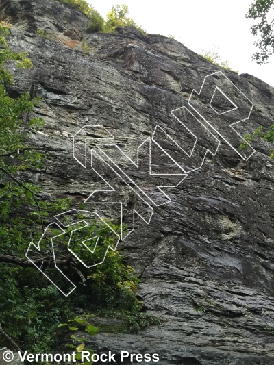 photo of South Wall from Vermont Rock