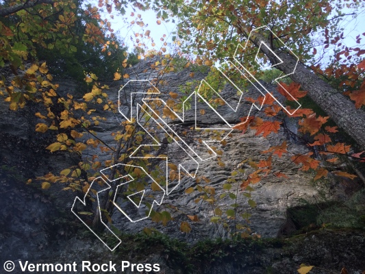 photo of Chapel Crag from Vermont Rock