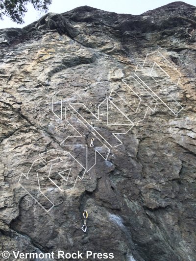 photo of The Steep Wall from Vermont Rock