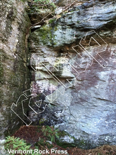photo of Porcupine Mating Grotto from Vermont Rock