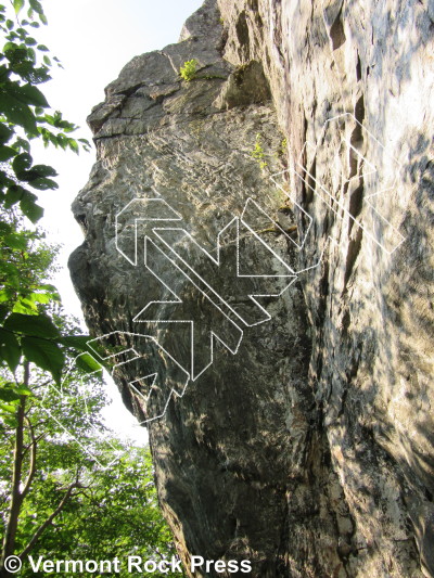 photo of East Face (Left) from Vermont Rock