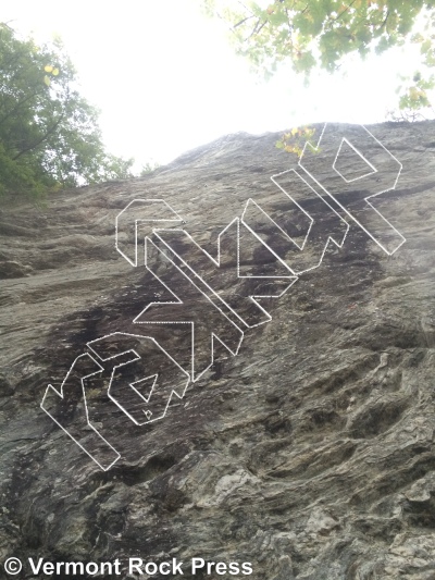 photo of Chapel Crag from Vermont Rock