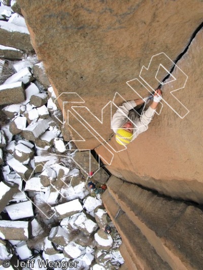 photo of Main Wall from Trout Creek Climbing