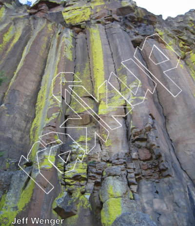 photo of Glory Bulge, 5.10  at Cool Wall from Trout Creek Climbing