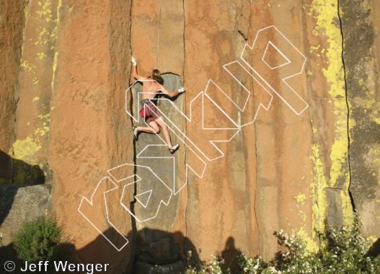 photo of Main Wall from Trout Creek Climbing