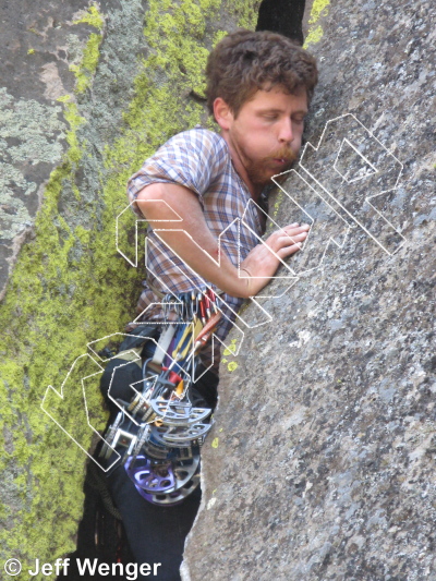 photo of Buried Alive, 5.10  at Northern End from Trout Creek Climbing