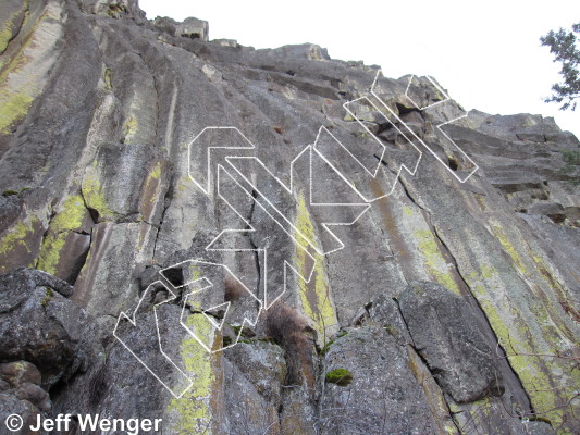 photo of Cool Wall from Trout Creek Climbing