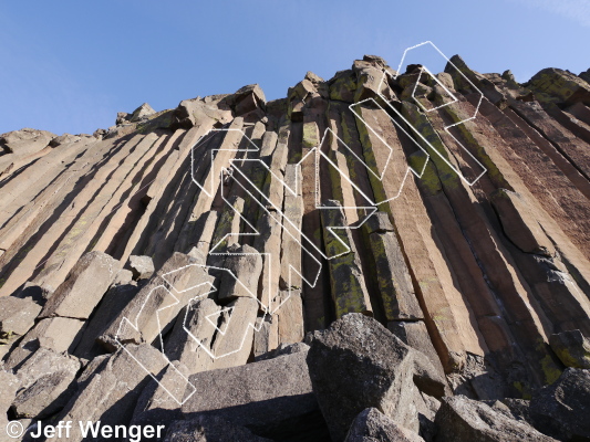 photo of Lou Dog, 5.10  at Main Wall from Trout Creek Climbing