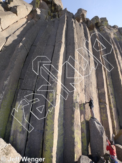 photo of Anorexic Doughboy, 5.8  at Northern End from Trout Creek Climbing