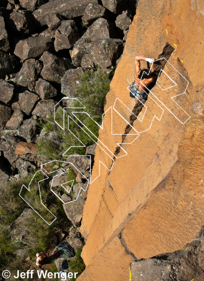 photo of Main Wall from Trout Creek Climbing