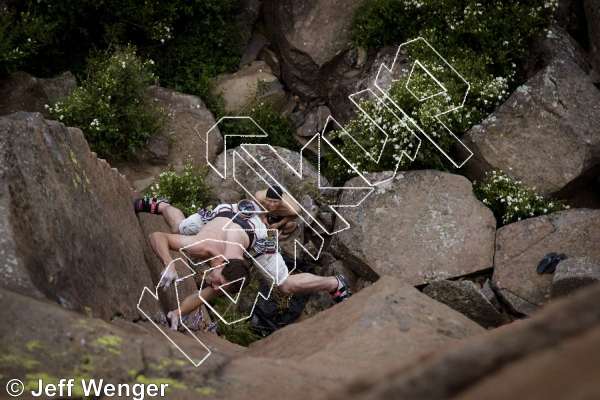 photo of Main Wall from Trout Creek Climbing