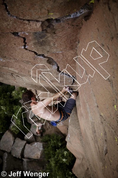 photo of Main Wall from Trout Creek Climbing