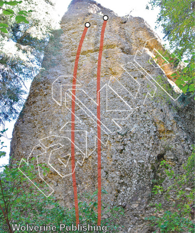 photo of Bridge Buttress from Maple Canyon Rock Climbs