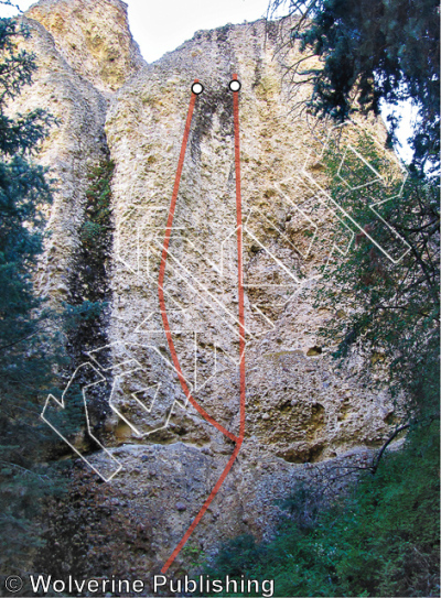 photo of Damascus Gate from Maple Canyon Rock Climbs