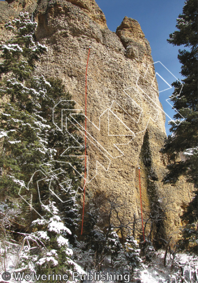 photo of Northgate from Maple Canyon Rock Climbs