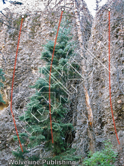 photo of Red Dog Wall from Maple Canyon Rock Climbs