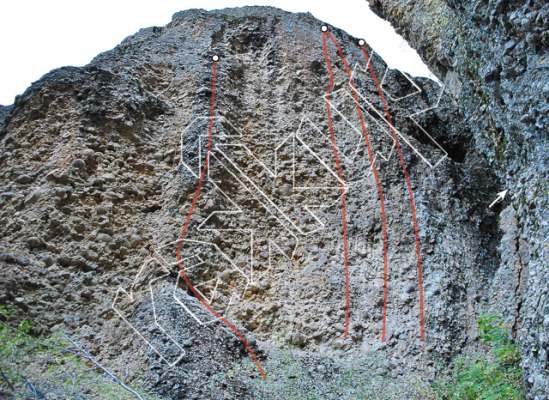 photo of Shady Lane from Maple Canyon Rock Climbs