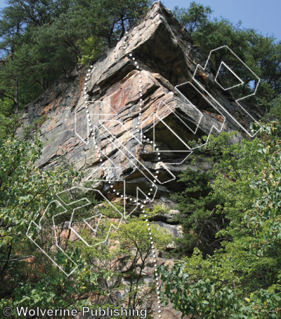 photo of Overlook Buttress from New River Rock Vol. 1